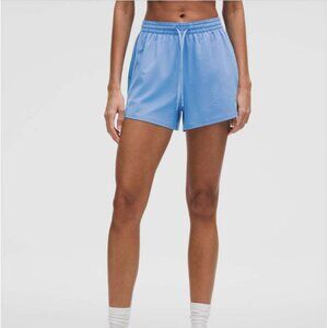 Lululemon Court Rival High-Rise Short 3" Pool Party / White